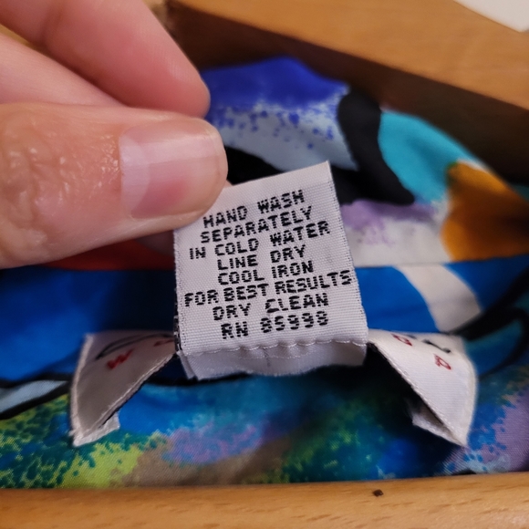 Vintage Carol Horn Workshop 100% Silk Blazer Ocean Cruise 80s - Picture 6 of 14